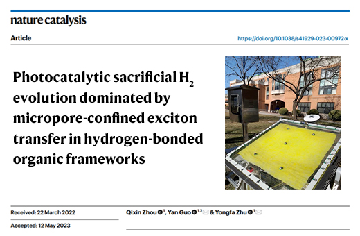 nature catalysis：平板反应器助力光催化摩尔级产氢